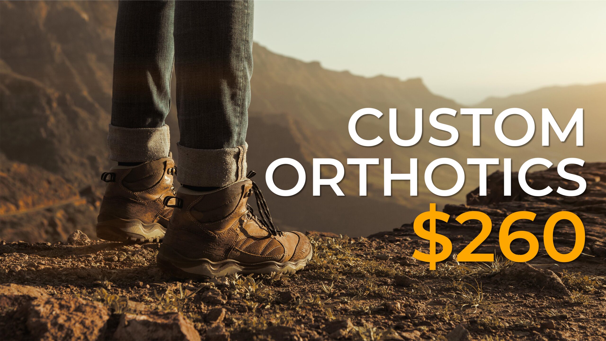 Custom Orthotics are only $260 at RMFA