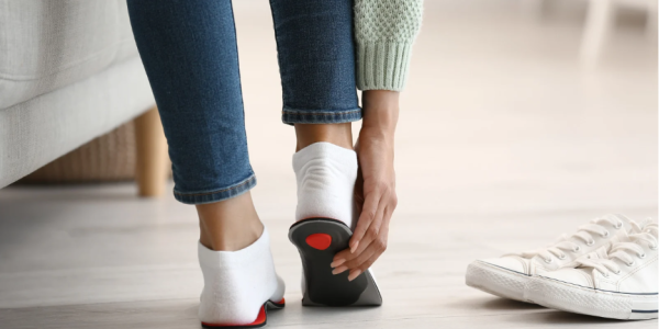 person that needs arch support